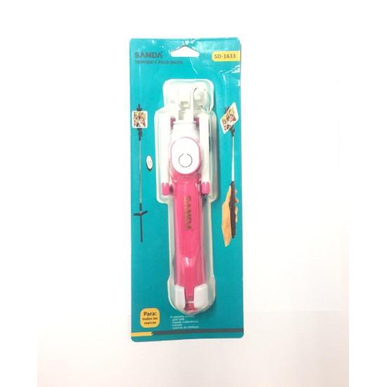 SANDA BLUETOOTH SELFIE STICK PARA TELEMÓVEIS SD-1633 SANDA BLUETOOTH SELFIE STICK PARA TELEMÓVEIS SD-1633